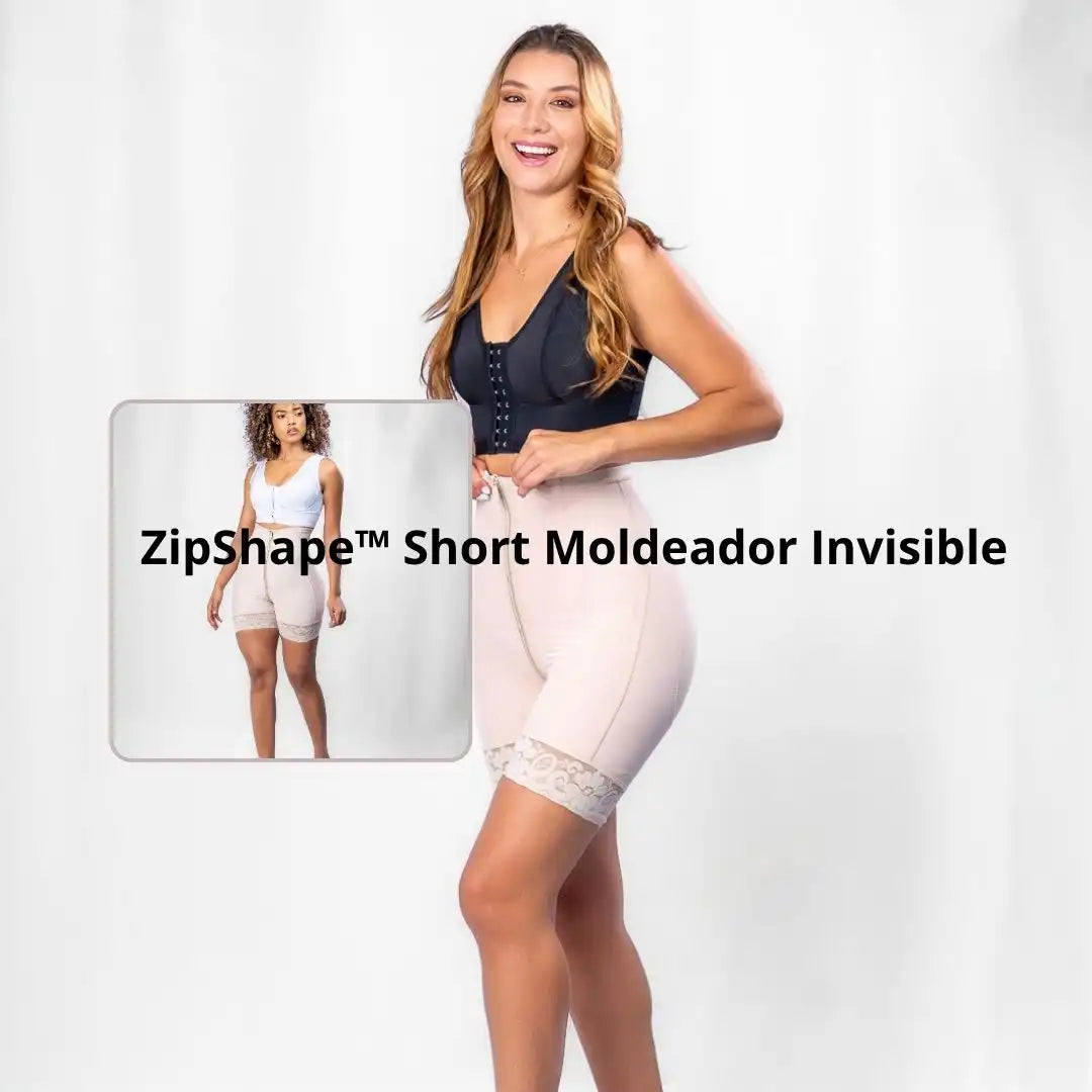 ZipShape™ Short Moldeador Invisible | Te ayuda a realzar tu figura sin que nadie lo note
