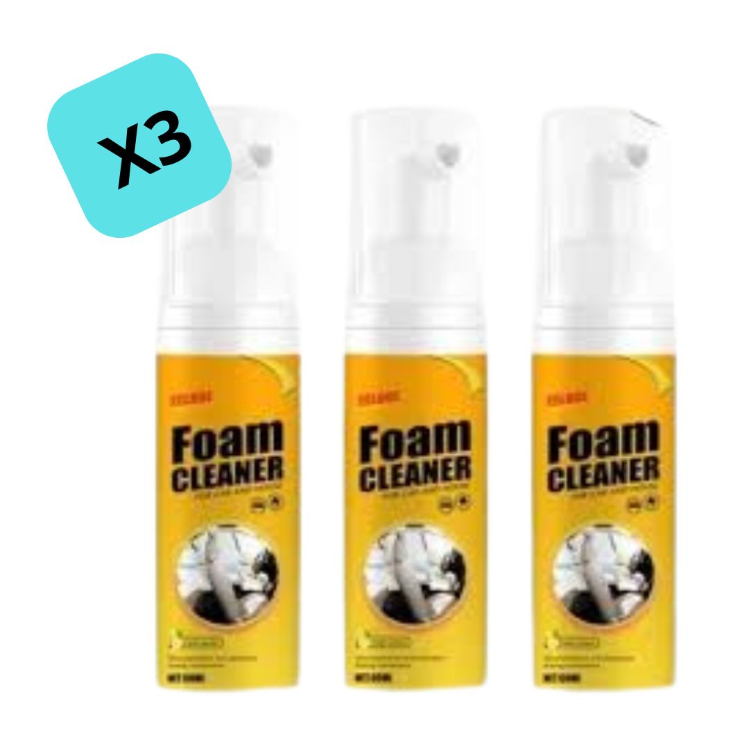 FoamCleaner™ – Espuma Limpiadora Todo en Uno ¡Limpieza profunda en segundos sin dañar tus superficies!