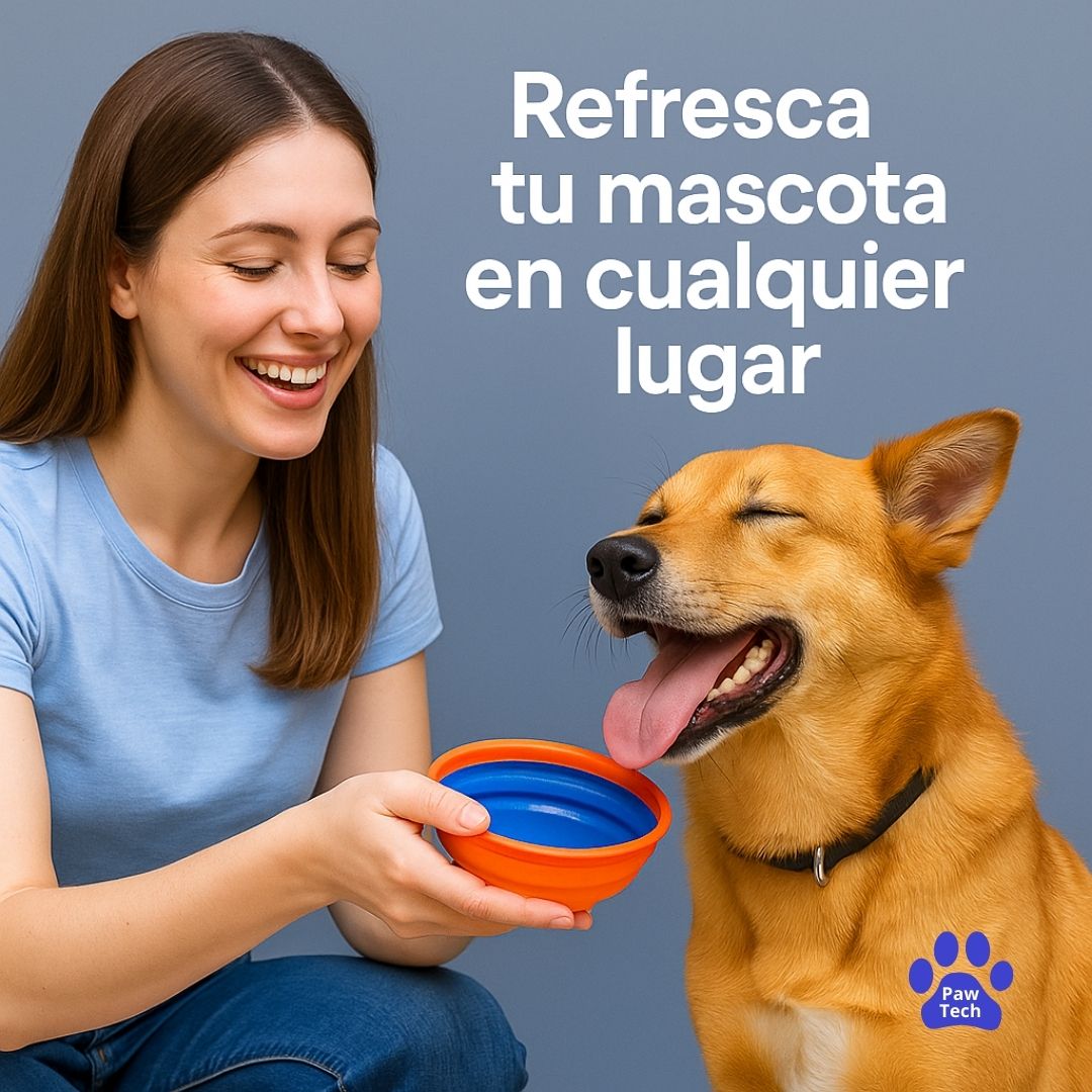 PawTech |Lazo Multifuncional 5 en 1 Lleva todo lo que tu peludo necesita en una sola mano