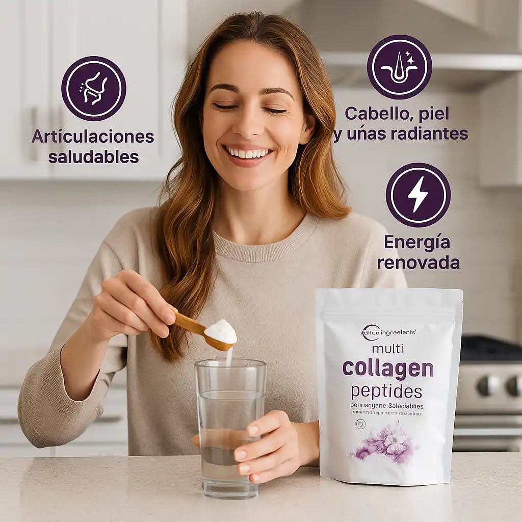 GlowFlex™ – Colágeno Premium 5 en 1 | Articulaciones fuertes y piel más saludable