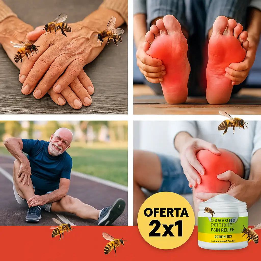 Beevana™ | Crema Alivio Articular con Veneno de Abeja ¡Despídete del dolor y vuelve a moverte con libertad!