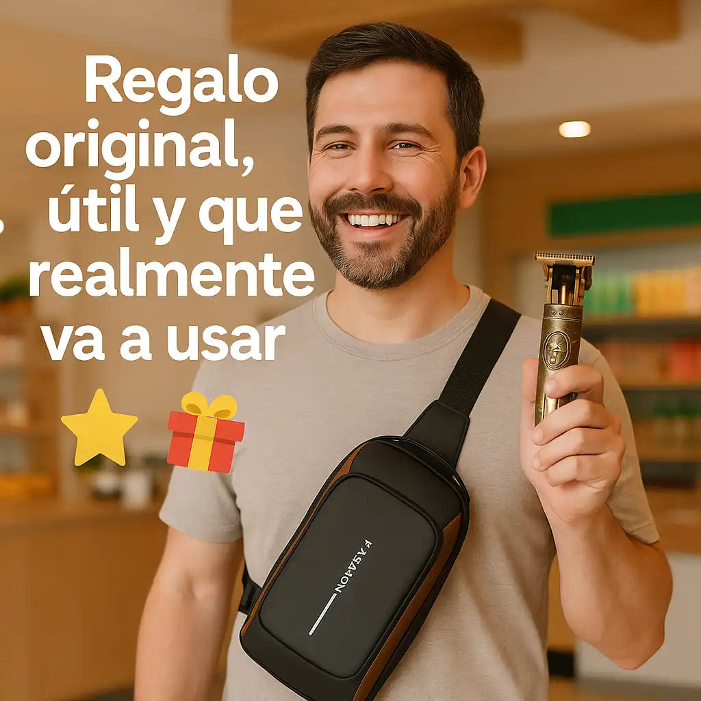 🧔♂️ SmoothPro™ – Combo Afeitadora y Canguro para Papá | Práctico y elegante en un solo regalo