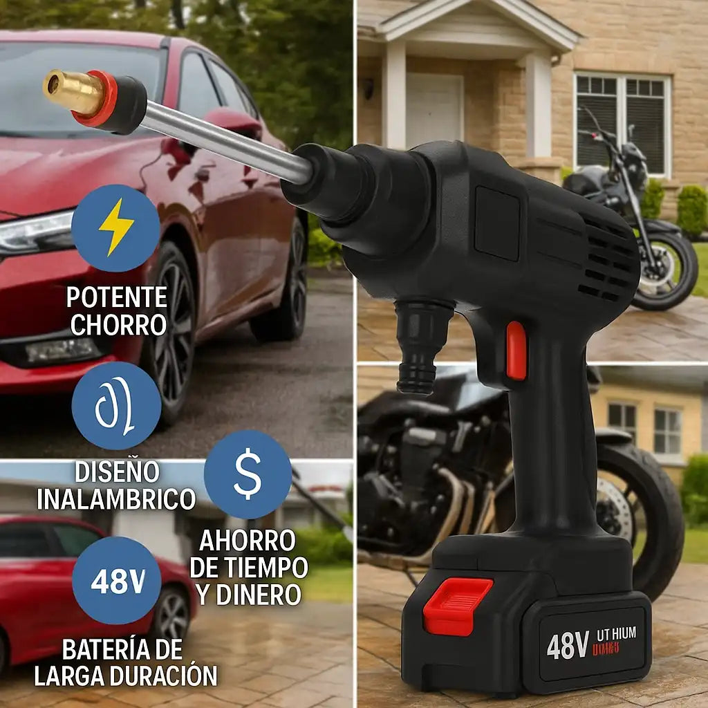 PowerWash™ | Hidrolavadora Inalámbrica de Alta Presión – Limpieza sin cables, donde sea