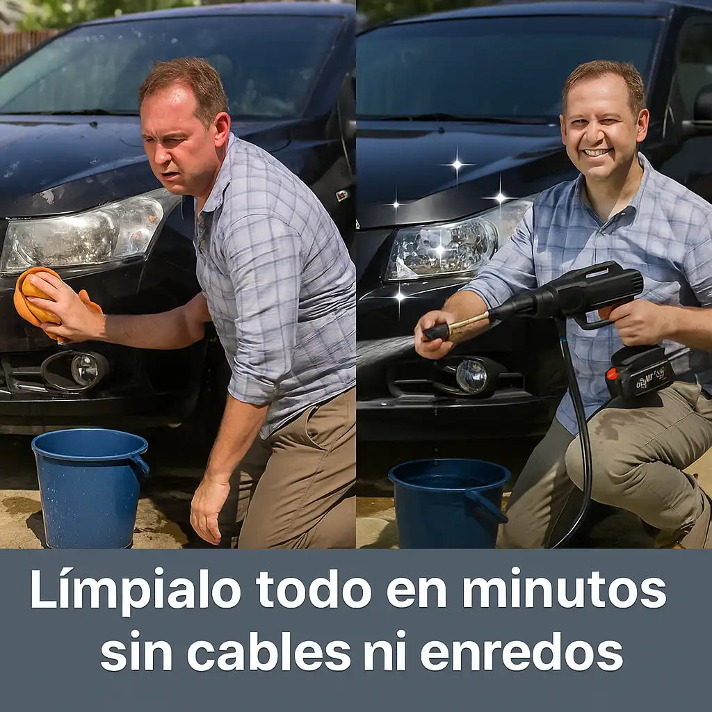 PowerWash™ | Hidrolavadora Inalámbrica de Alta Presión – Limpieza sin cables, donde sea