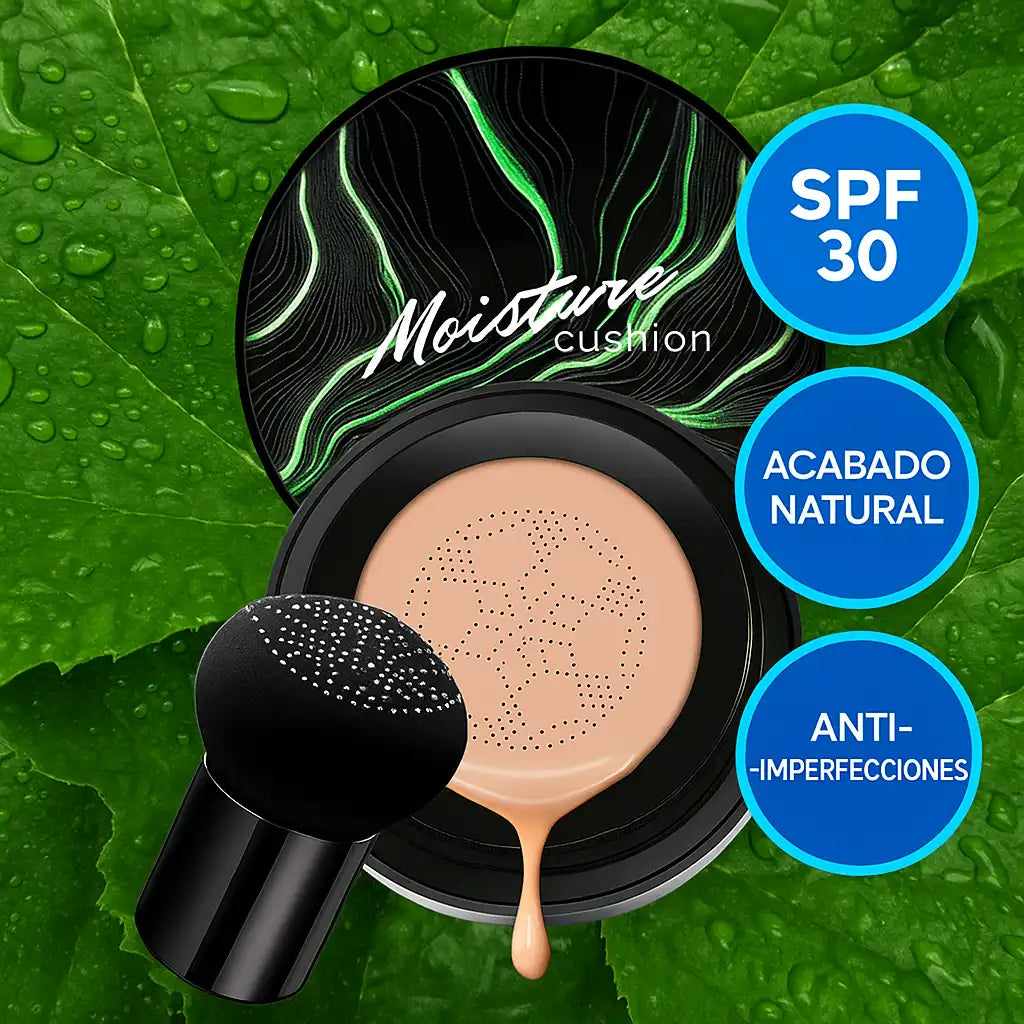 PerfectSkin® - Base de Maquillaje Moisture Cushion "Belleza Natural en Segundos"