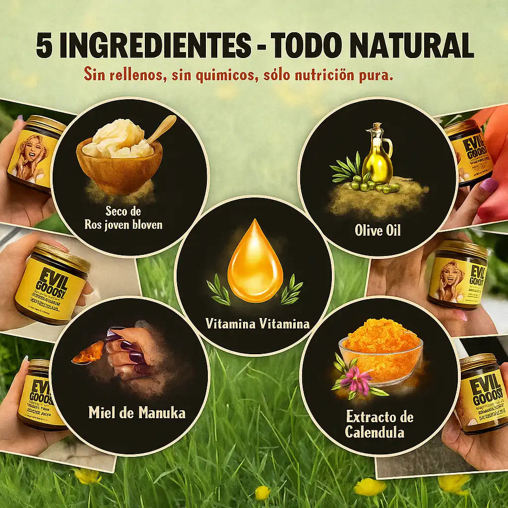 Evil Good® - Crema Sebo de Res | Hidratación Natural Profunda y Restauradora