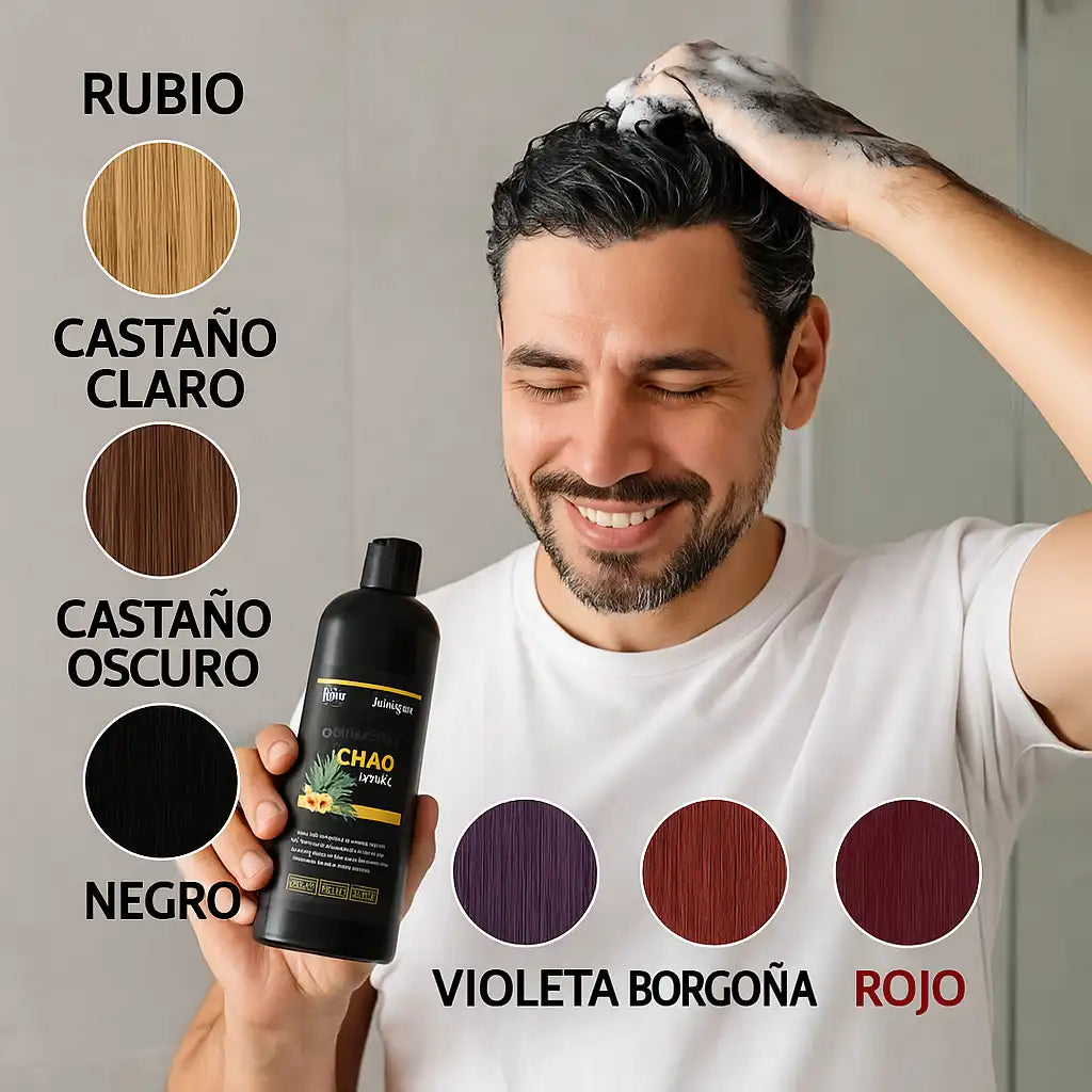ByeGray™ - Champú Chao Canas + Tratamiento ✨Despídete de las canas y dale color, brillo y vida a tu cabello