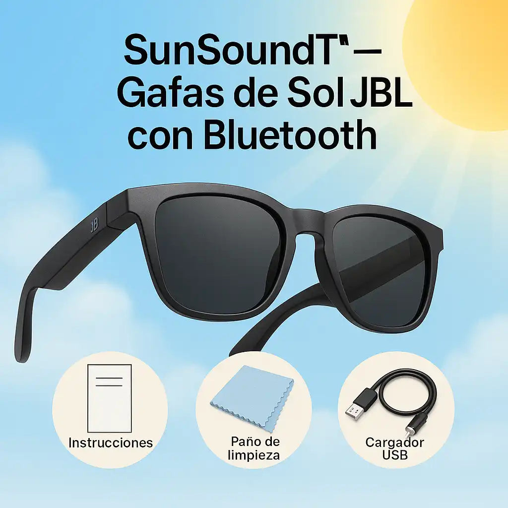 "SunSound™ – Gafas de Sol JBL con Bluetooth"