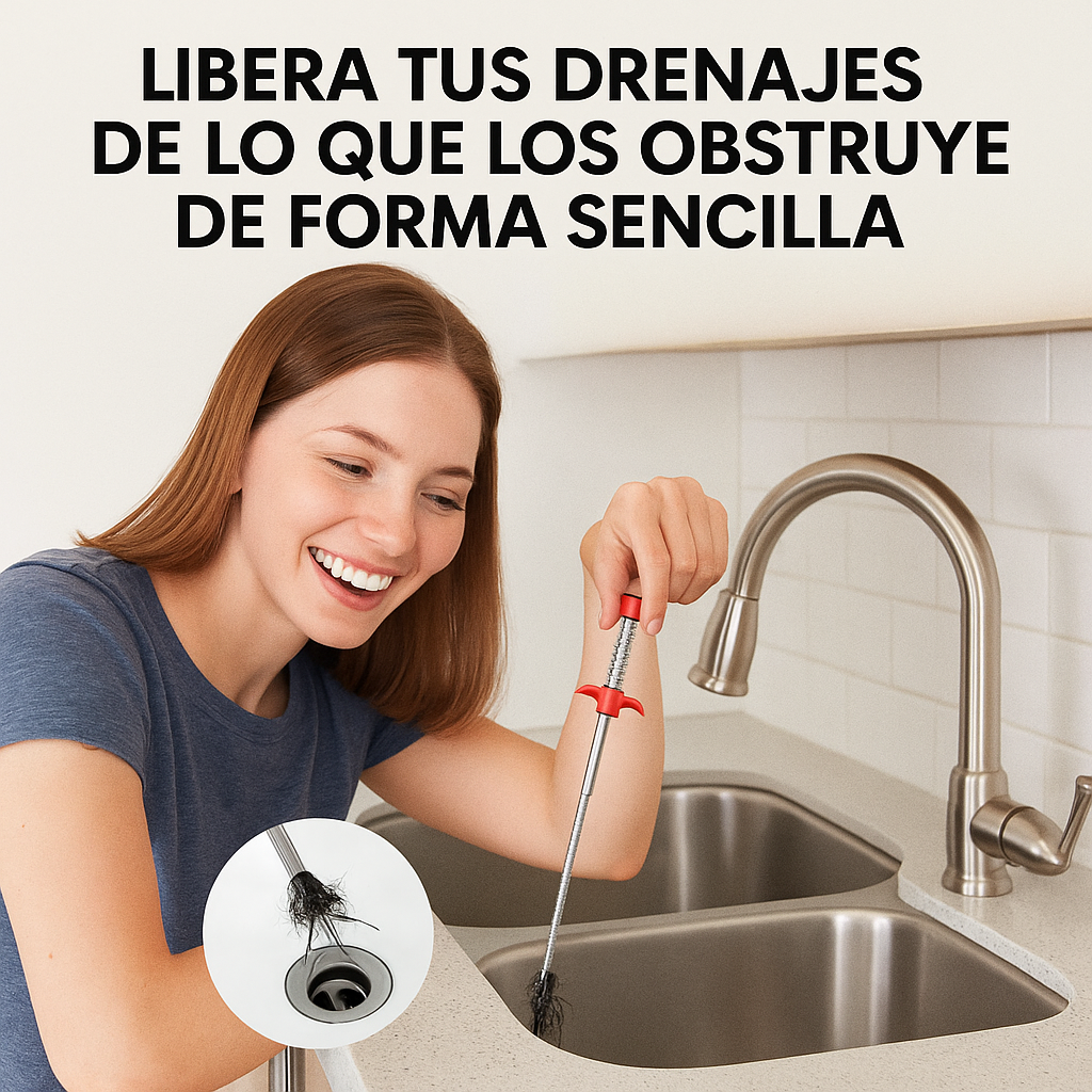 ClogCatch™ – Sonda Destapa Cañerías (Elimina obstrucciones al instante)