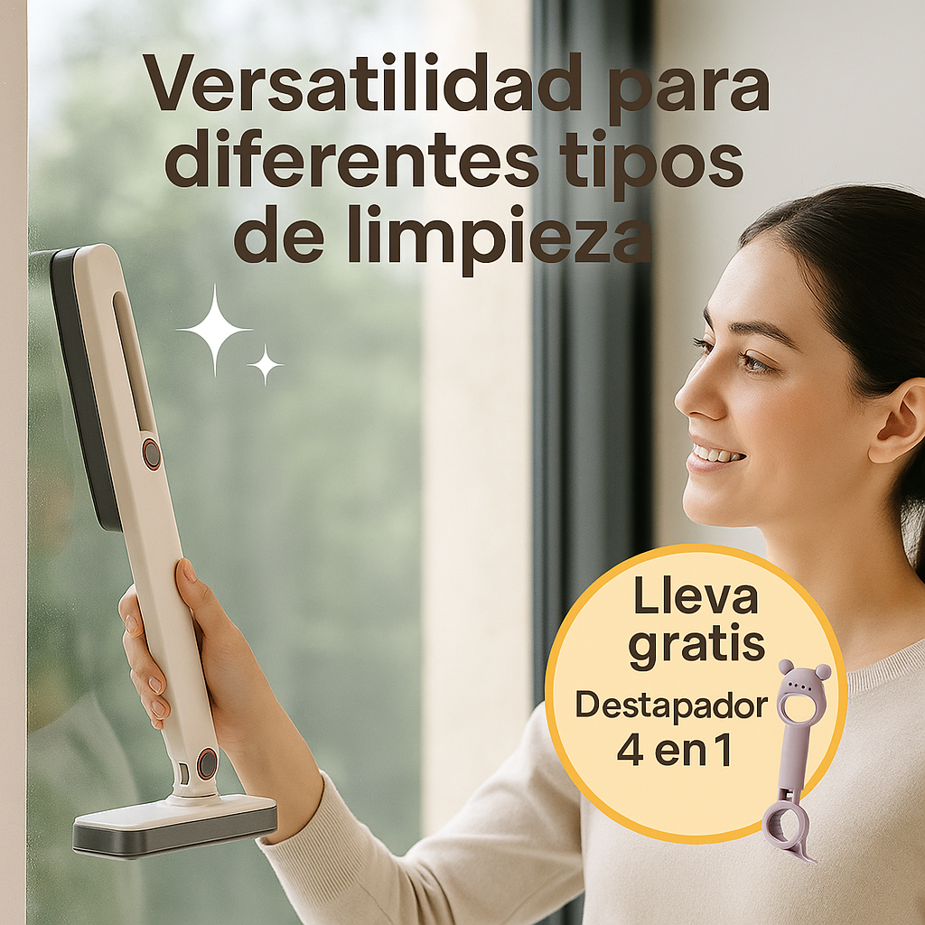 CleanFlip® - Mini Mopa Portátil | Limpieza rápida y sin esfuerzo, hasta en los rincones más difíciles.