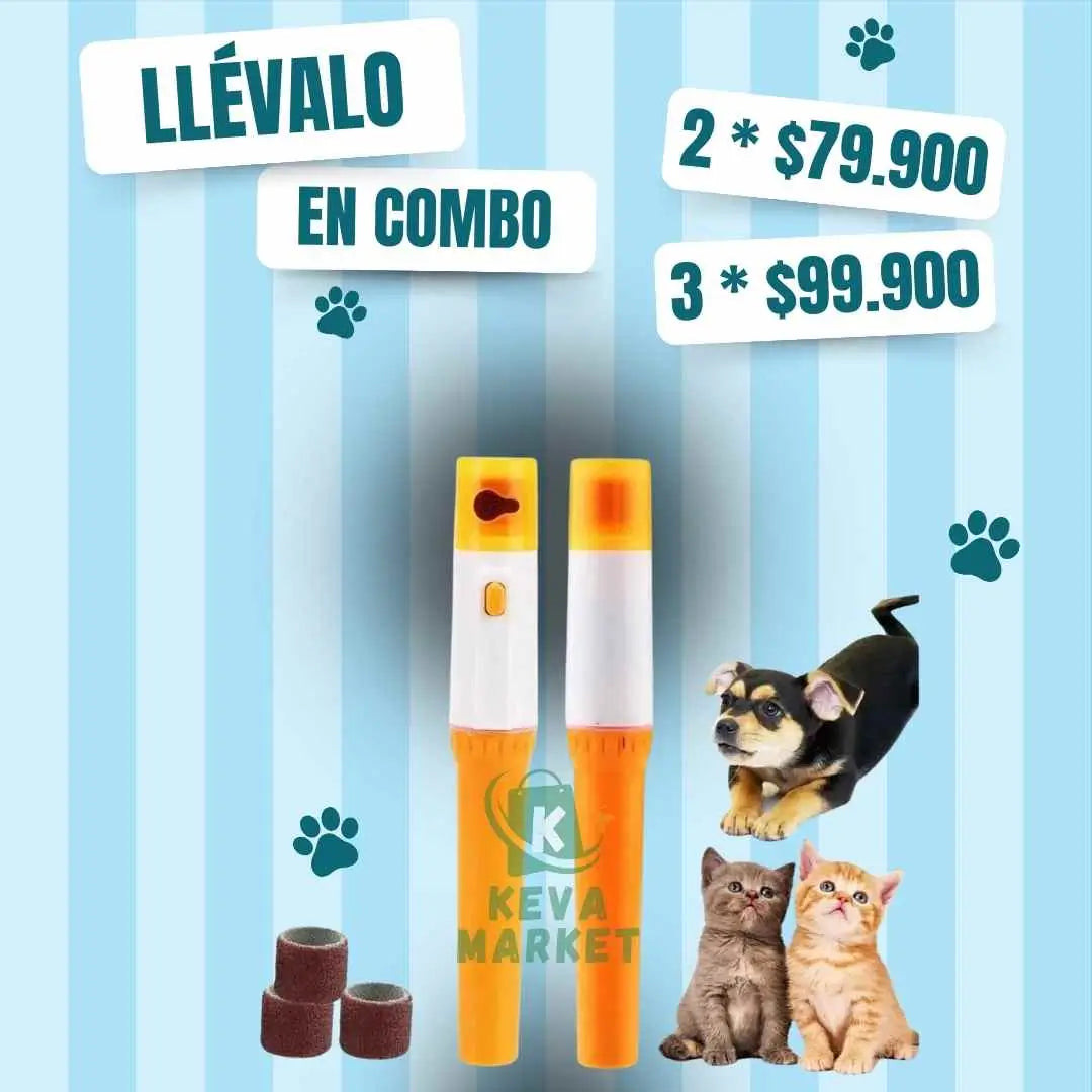 Limador de uñas para mascotas