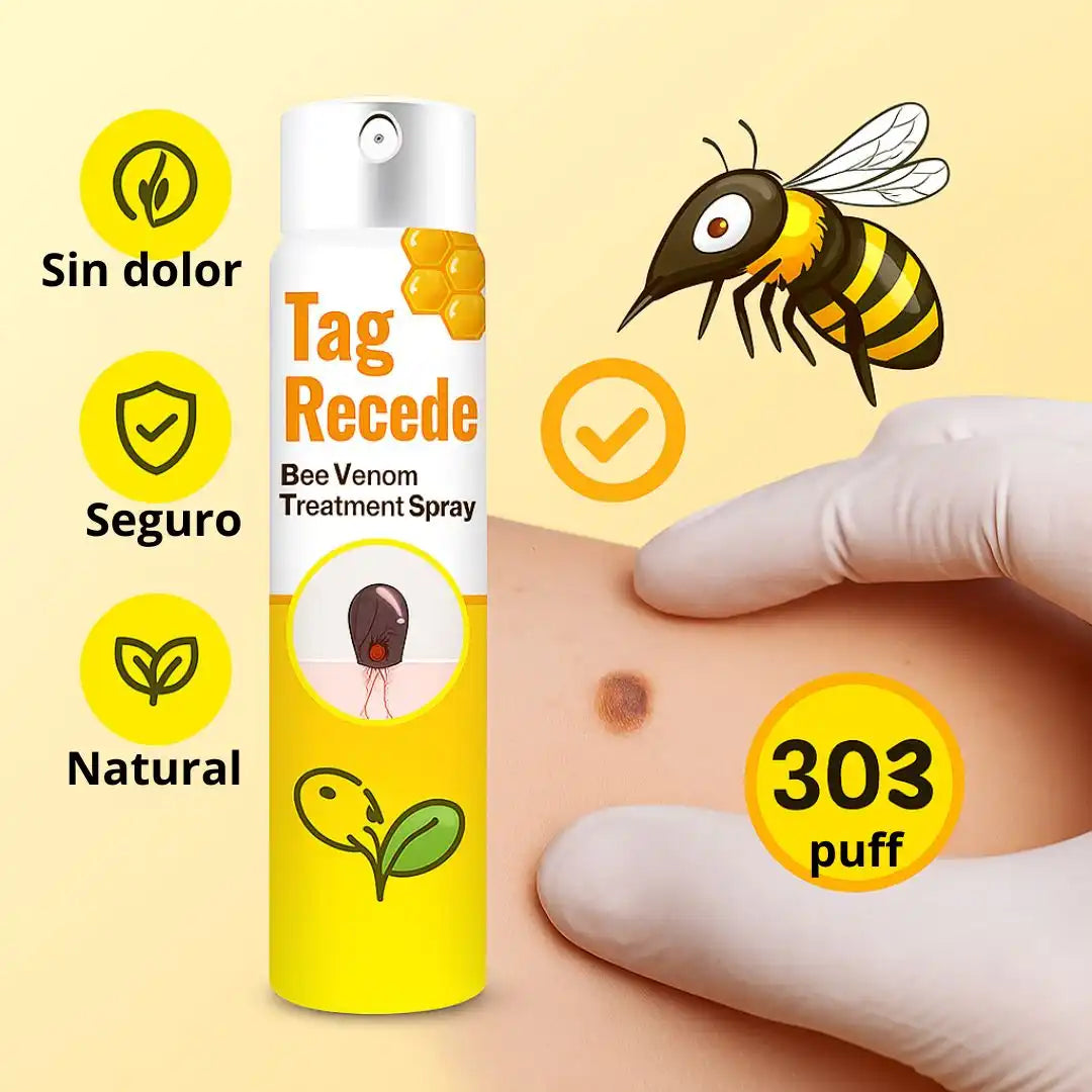 Tag Recede® – Spray Eliminador de Verrugas Despídete de las verrugas y marcas en la piel