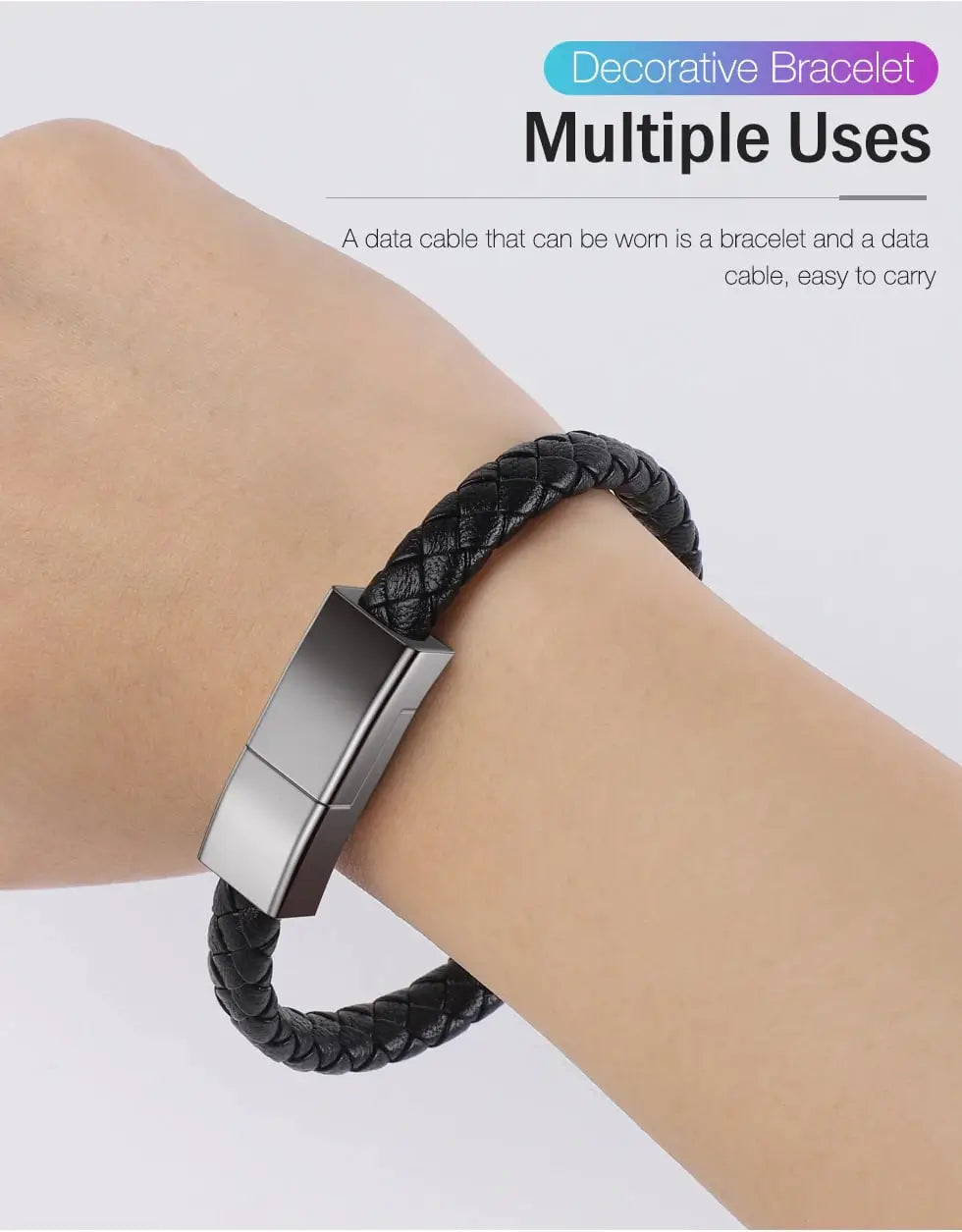 Pulsera tipo cuero USB