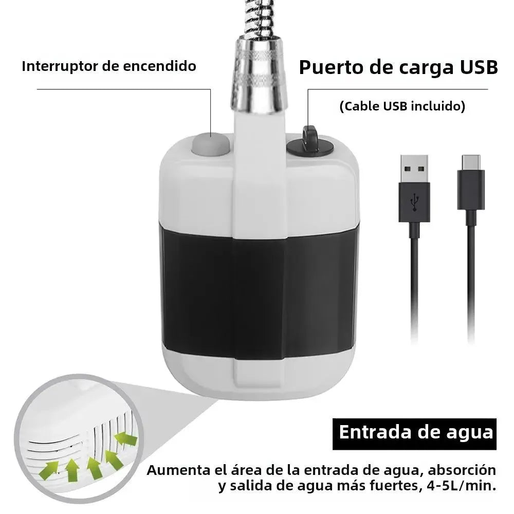 Combo: Ducha Portátil Multifuncional + Grifo Ahorrador