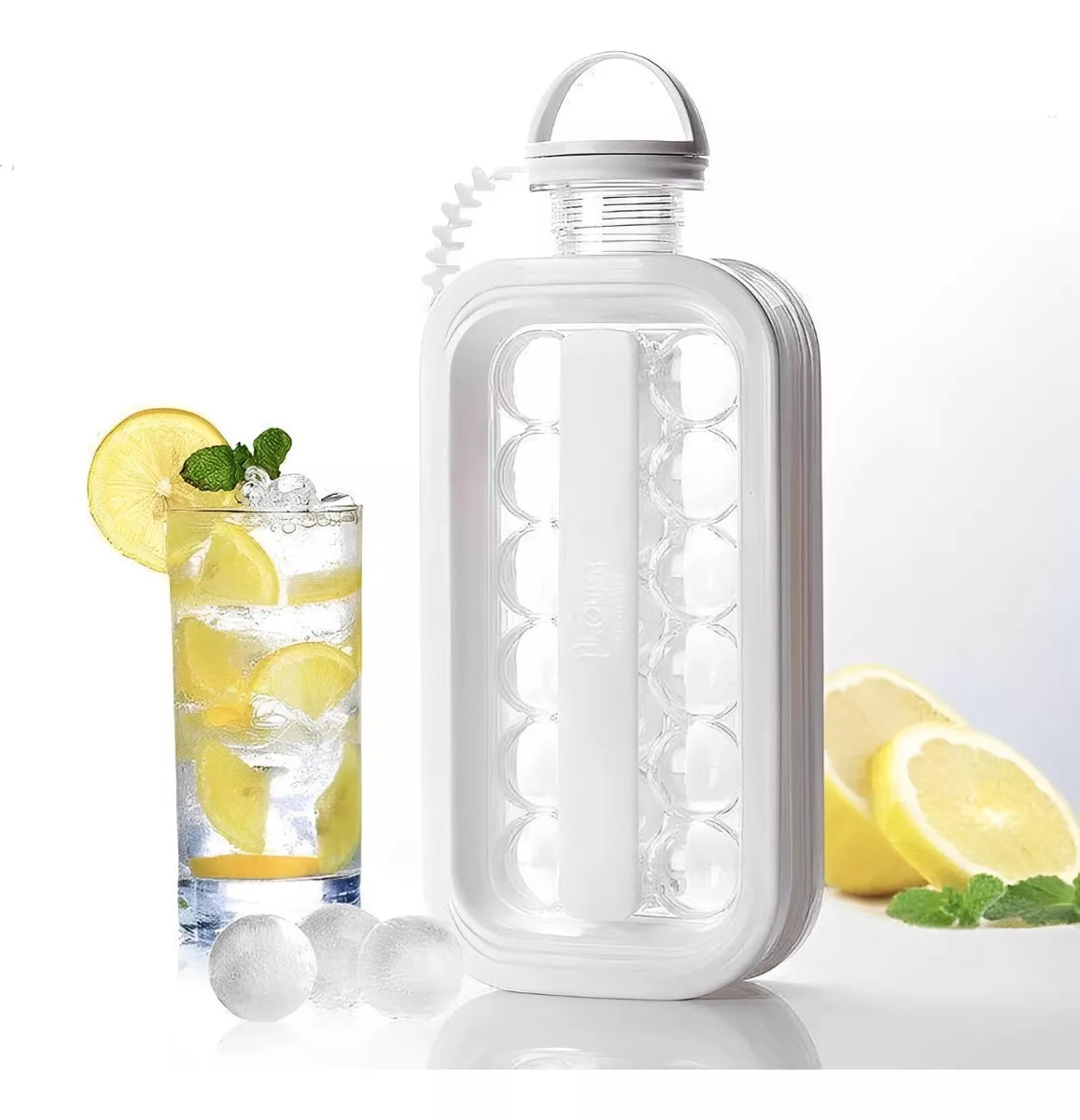 Botella hielera para cubos de hielo