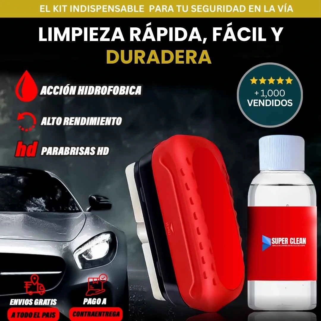 Kit Cepillo Limpia Parabrisas + Líquido antiempañante