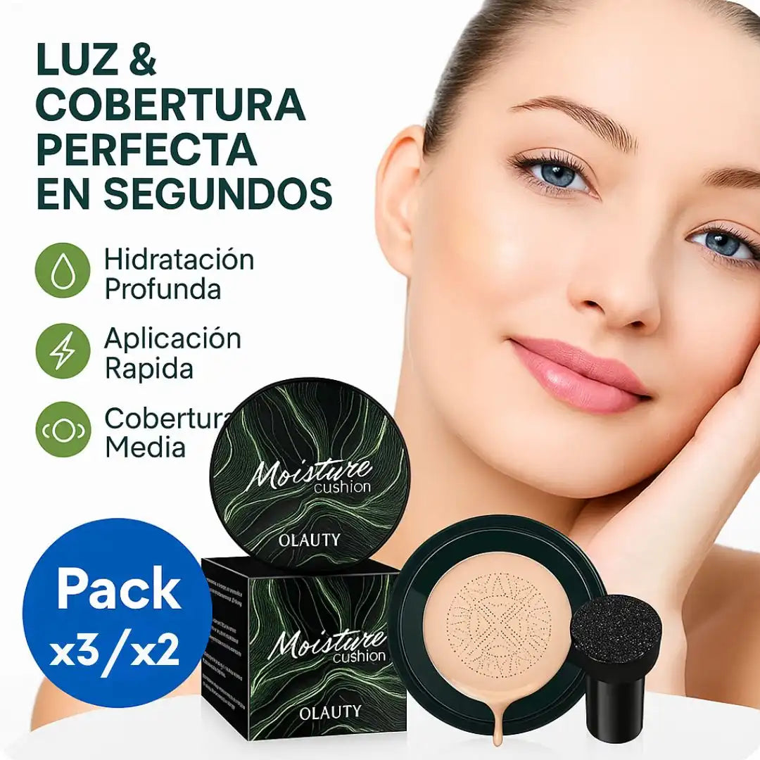 PerfectSkin® - Base de Maquillaje Moisture Cushion "Belleza Natural en Segundos"