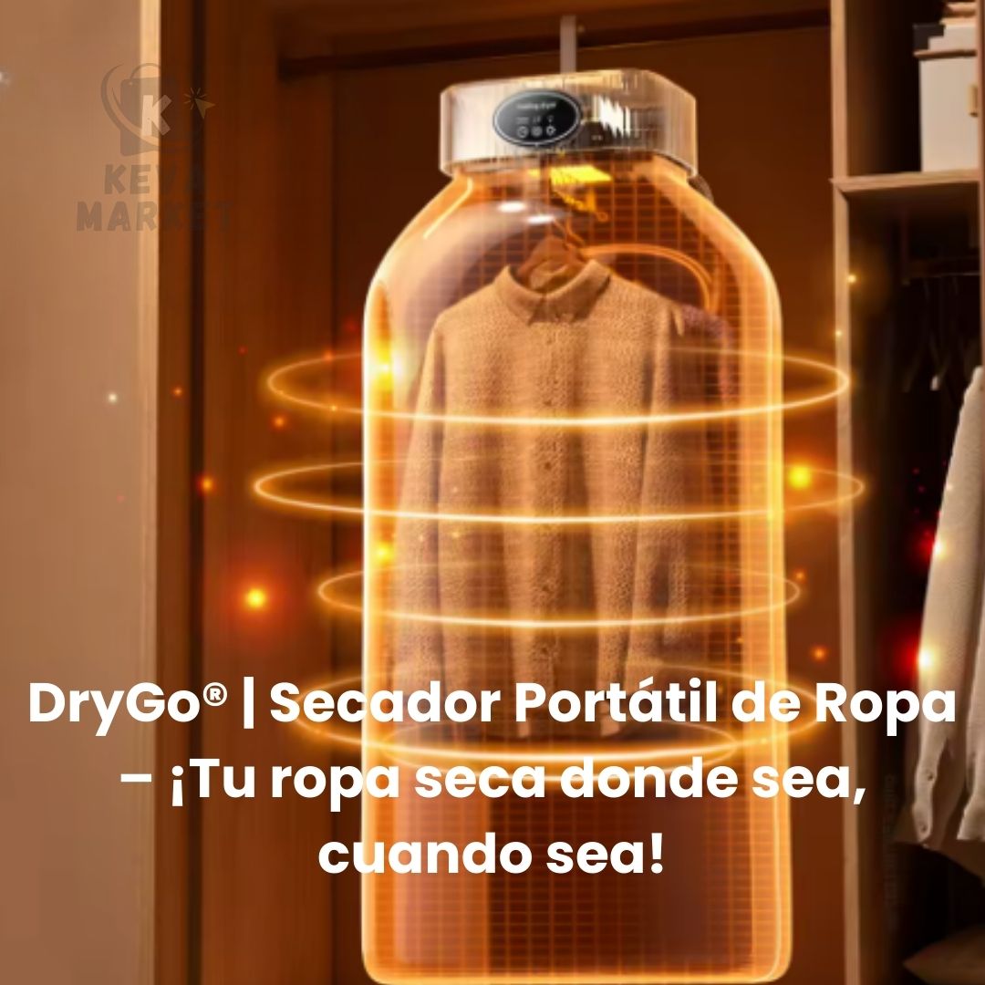 DryGo® | Secador Portátil de Ropa – ¡Tu ropa seca donde sea, cuando sea!