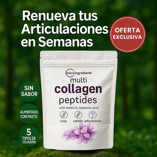 GlowFlex™ – Colágeno Premium 5 en 1 | Articulaciones fuertes y piel más saludable