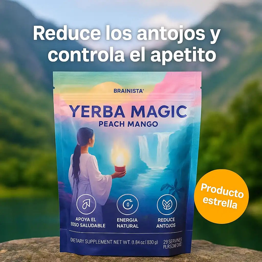 Yerba Magic™ | Yerba con durazno-mango – Menos antojos, más energía diaria.