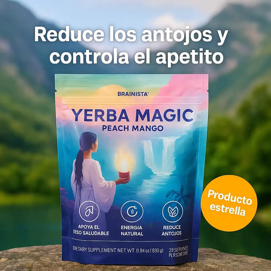 Yerba Magic™ | Yerba con durazno-mango – Menos antojos, más energía diaria.