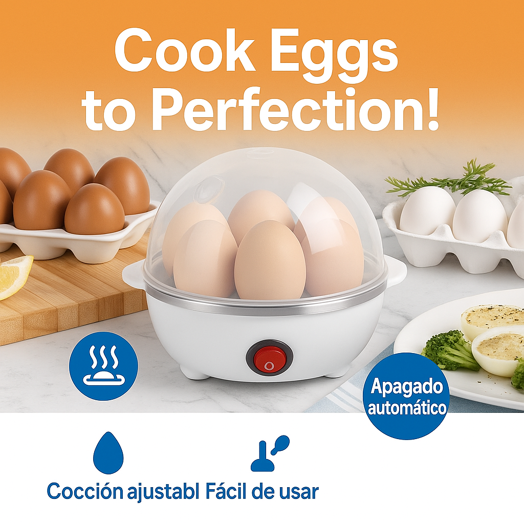 EggFast™ | Olla Eléctrica para Huevos – Desayunos perfectos en minutos