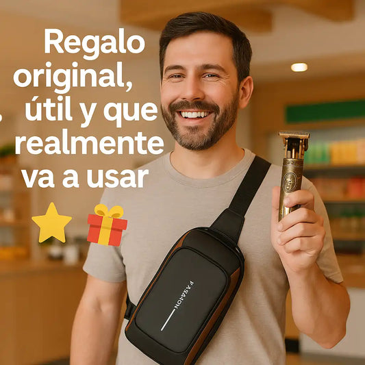 🧔‍♂️ SmoothPro™ – Combo Afeitadora y Canguro para Papá | Práctico y elegante en un solo regalo
