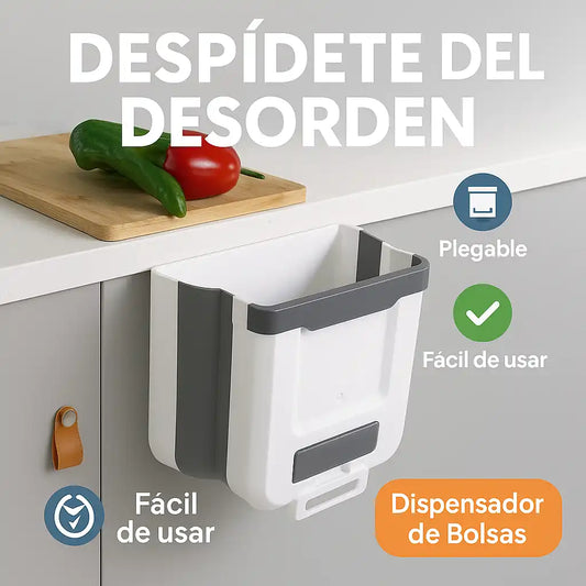 CleanBin® - Basurero Plegable para la Cocina: Ahorra espacio y mantén tu hogar impecable