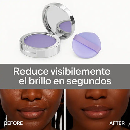 ShineOff™ | Polvo Matificante Anti Grasa - Piel sin brillo, efecto porcelana al instante
