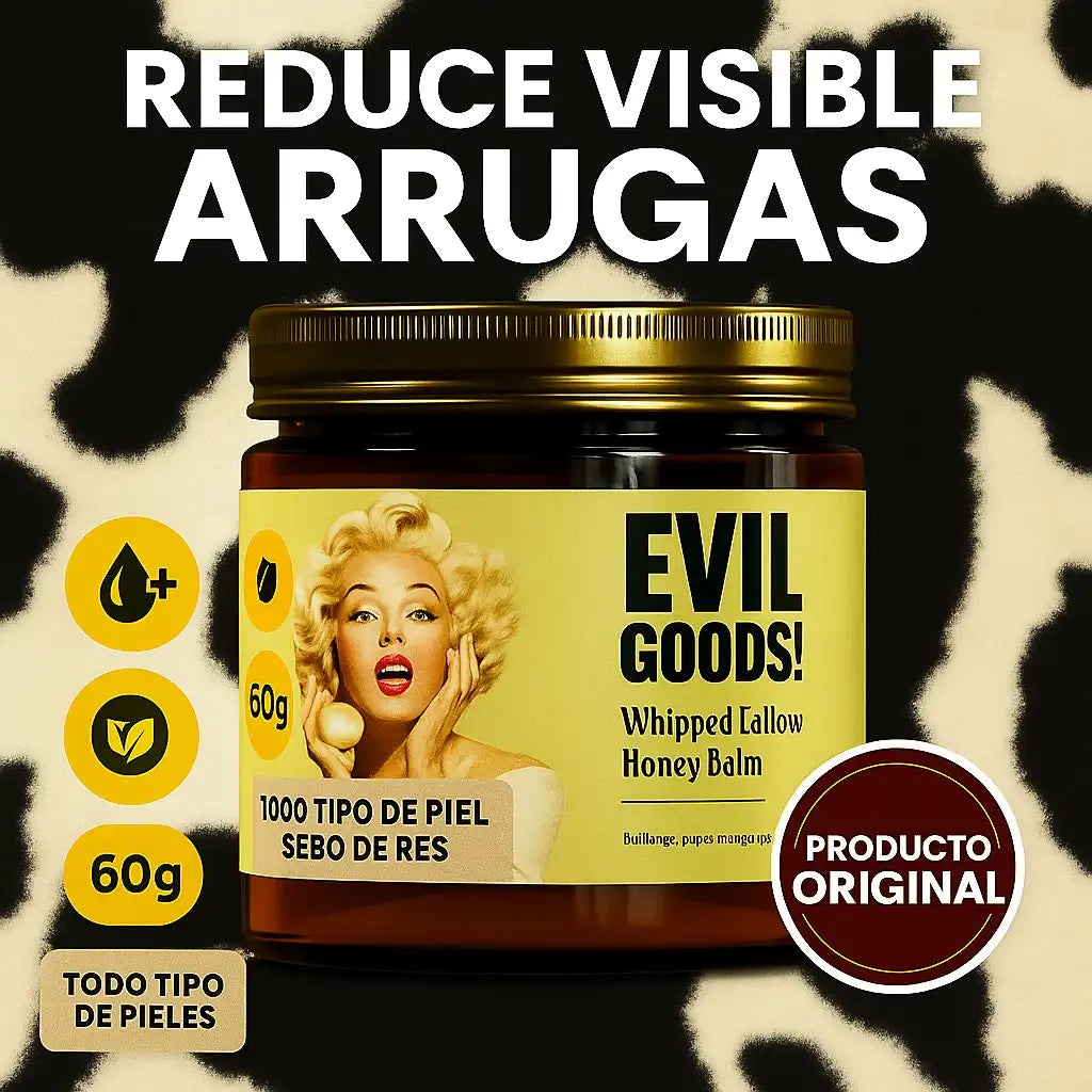 Evil Good® - Crema Sebo de Res | Hidratación Natural Profunda y Restauradora