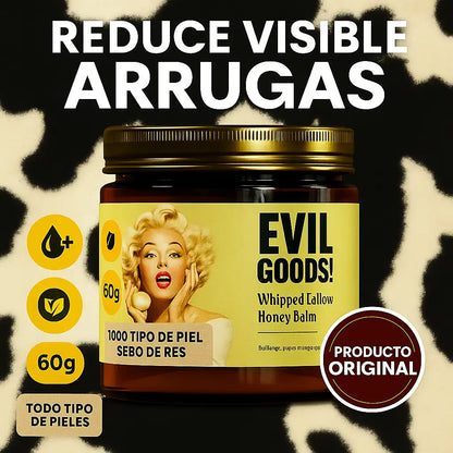 Evil Good® - Crema Sebo de Res | Hidratación Natural Profunda y Restauradora