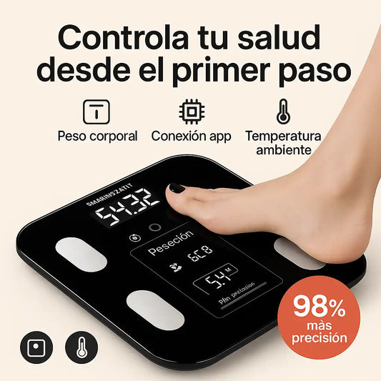SmartHealth™ | Báscula Inteligente Digital — Controla de peso desde el primer paso