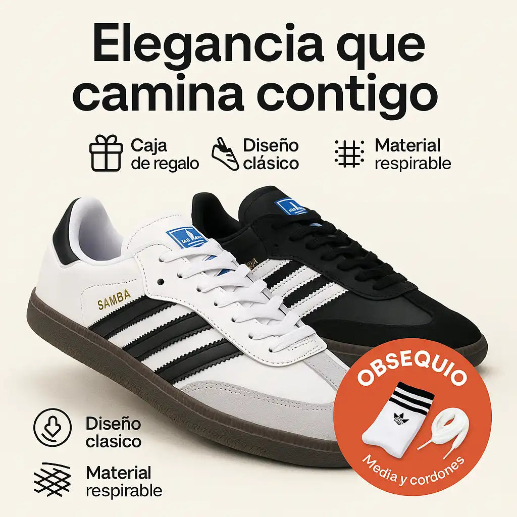 SambaStyle™ Tenis Samba para Papá – Elegancia que Caminara con el