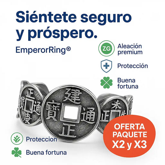 EmperorRing® – Anillo de los 5 Emperadores