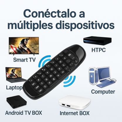 SmartEase™ - Mini Teclado & Control Remoto Inalámbrico