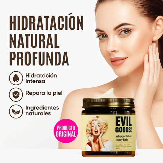 Evil Good® - Crema Sebo de Res | Hidratación Natural Profunda y Restauradora
