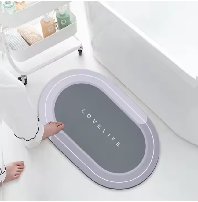UltraAbsorb™ Combo 2 en 1 – Tapetes para Baño y Cocina | Limpieza sin esfuerzo y máxima seguridad
