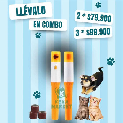 Limador de uñas para mascotas