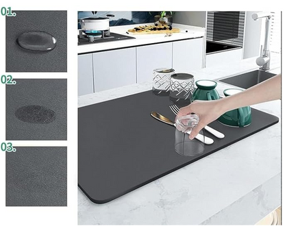 UltraAbsorb™ Combo 2 en 1 – Tapetes para Baño y Cocina | Limpieza sin esfuerzo y máxima seguridad