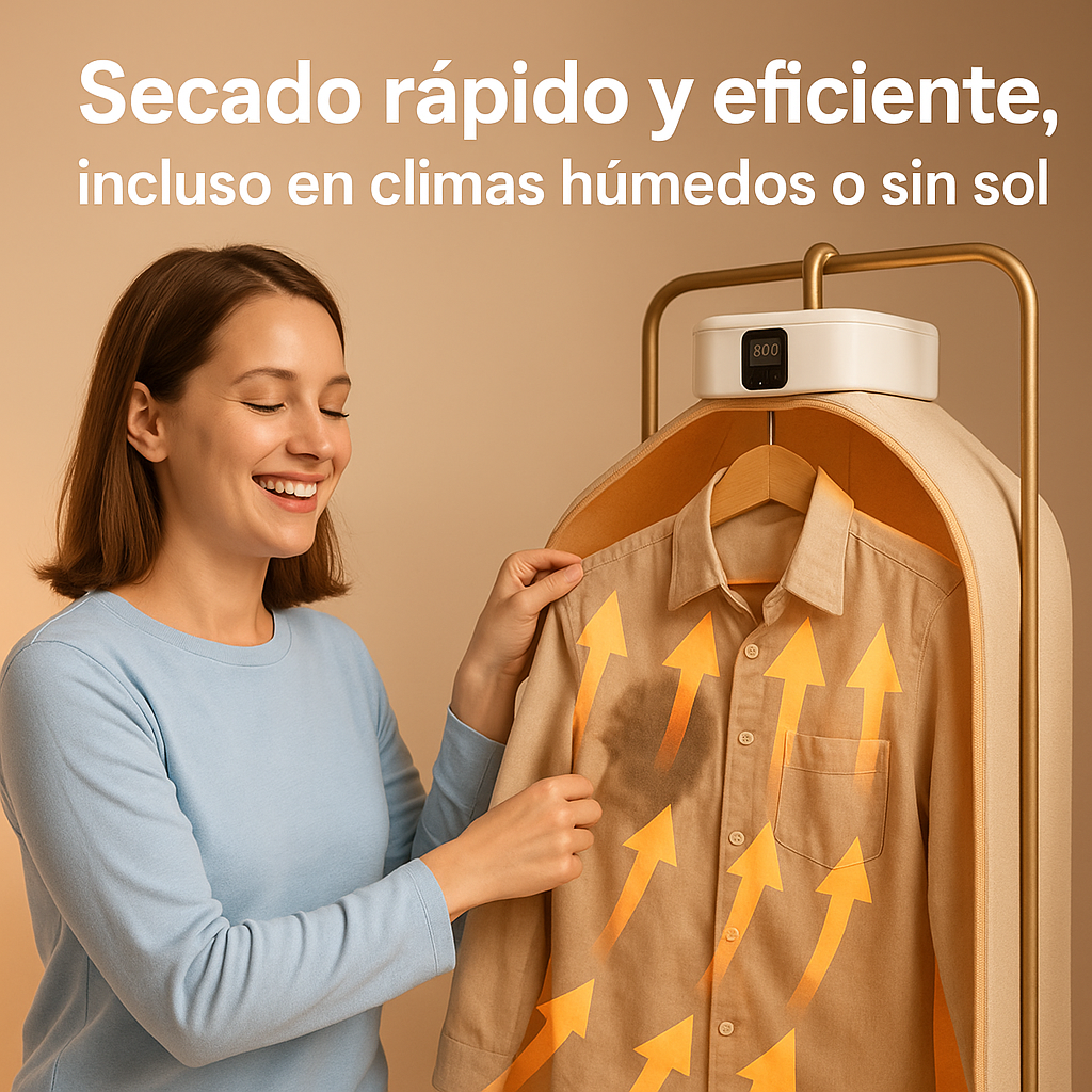 DryGo® | Secador Portátil de Ropa – ¡Tu ropa seca donde sea, cuando sea!