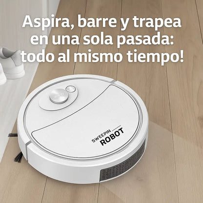 CleanBot® – Robot Aspiradora 3 en 1 Inteligente Limpieza sin esfuerzo, casa reluciente todo el día